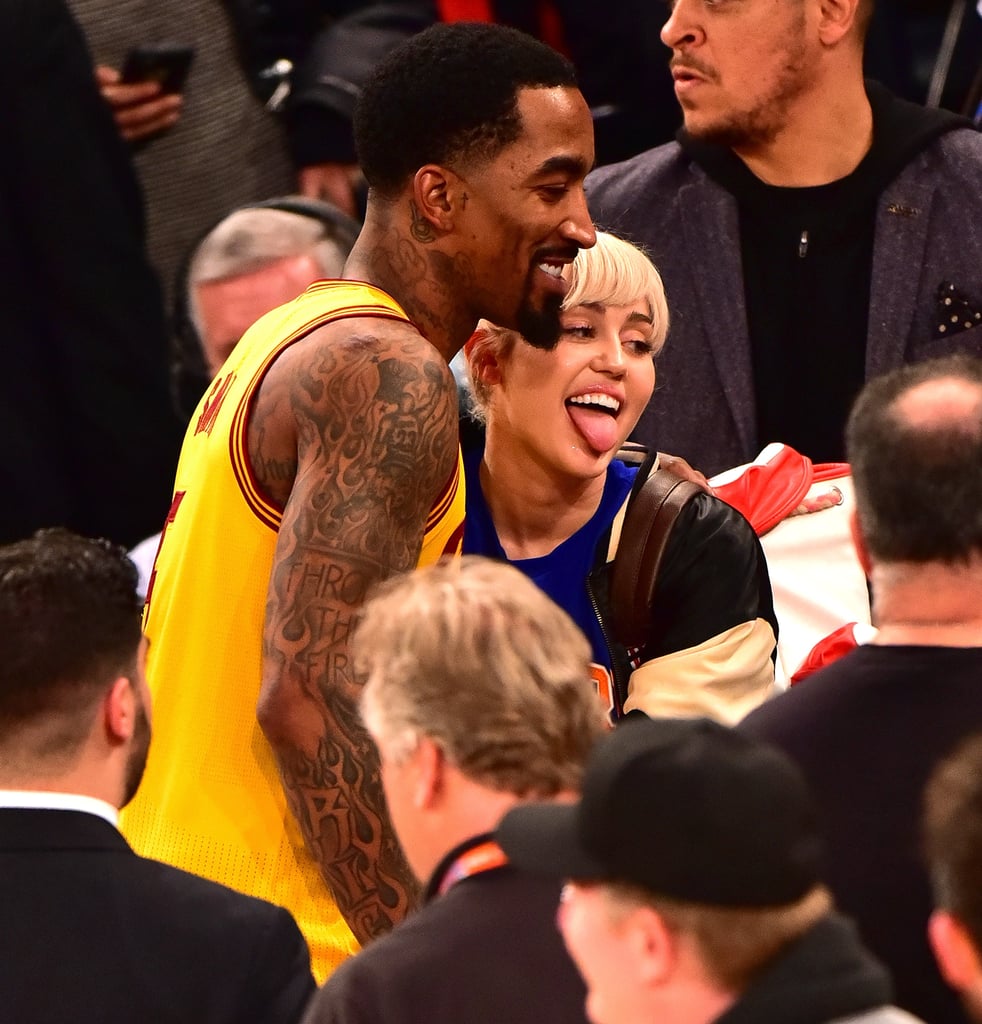 Miley Cyrus and Family at Basketball Game March 2016
