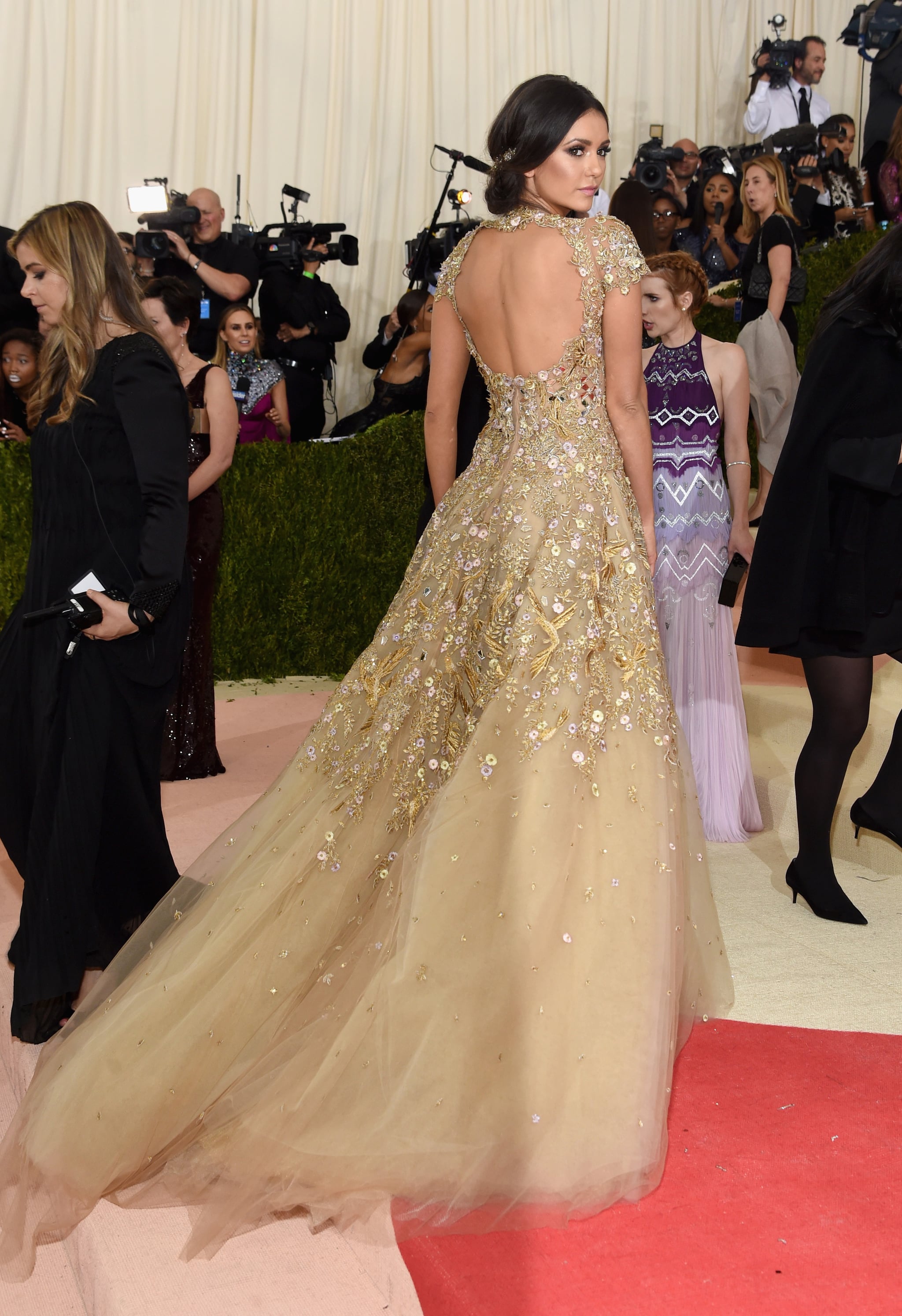 Nina Dobrev At The Met Gala 2016 Popsugar Celebrity Uk Photo 5