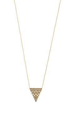 House of Harlow Pave Tribal Necklace
