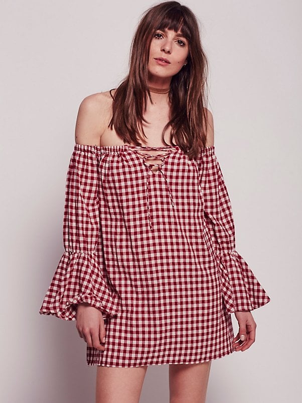 Free People Your Move Gingham Tunic ($168)