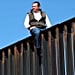 Mexican Congressman Scales Border Wall