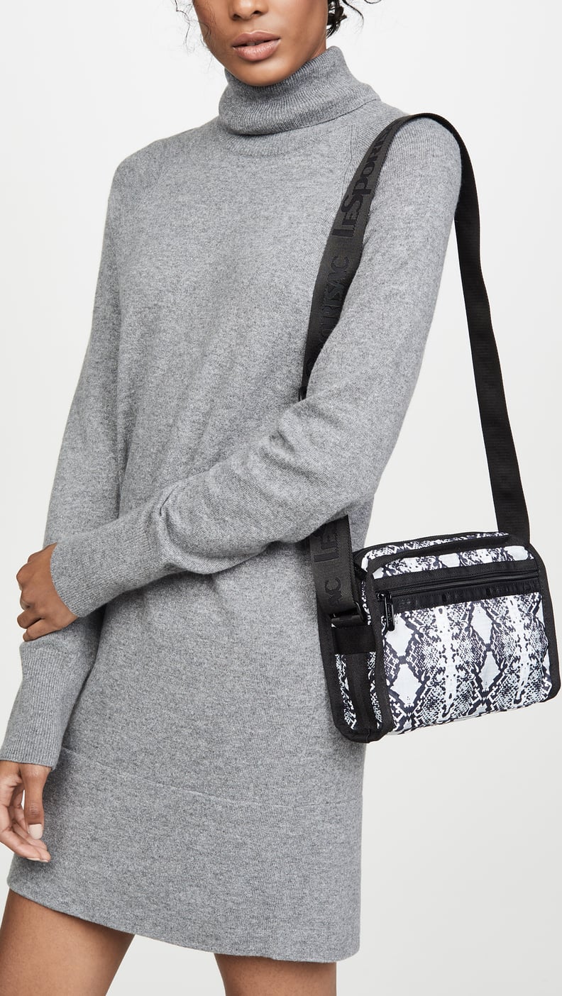 Lesportsac Gabrielle Small Box Crossbody Bag In Black Luxe