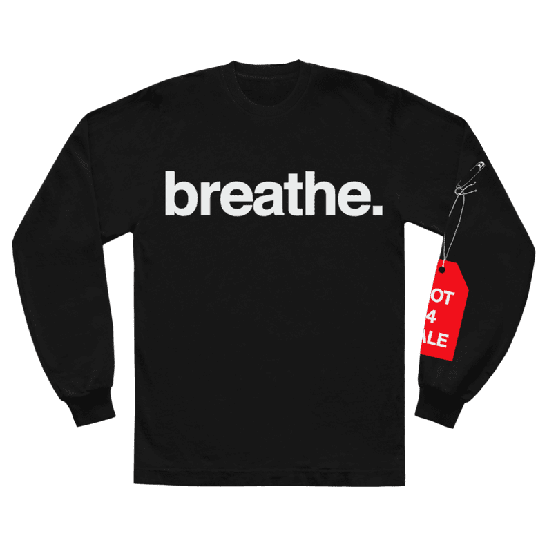 breathe. l/s shirt
