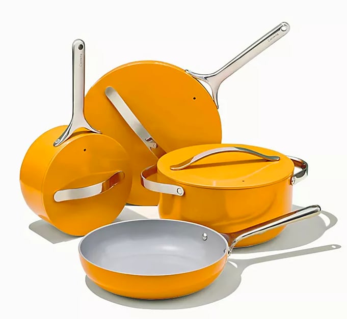 Caraway Ceramic Nonstick Aluminum 12-Piece Cookware Set