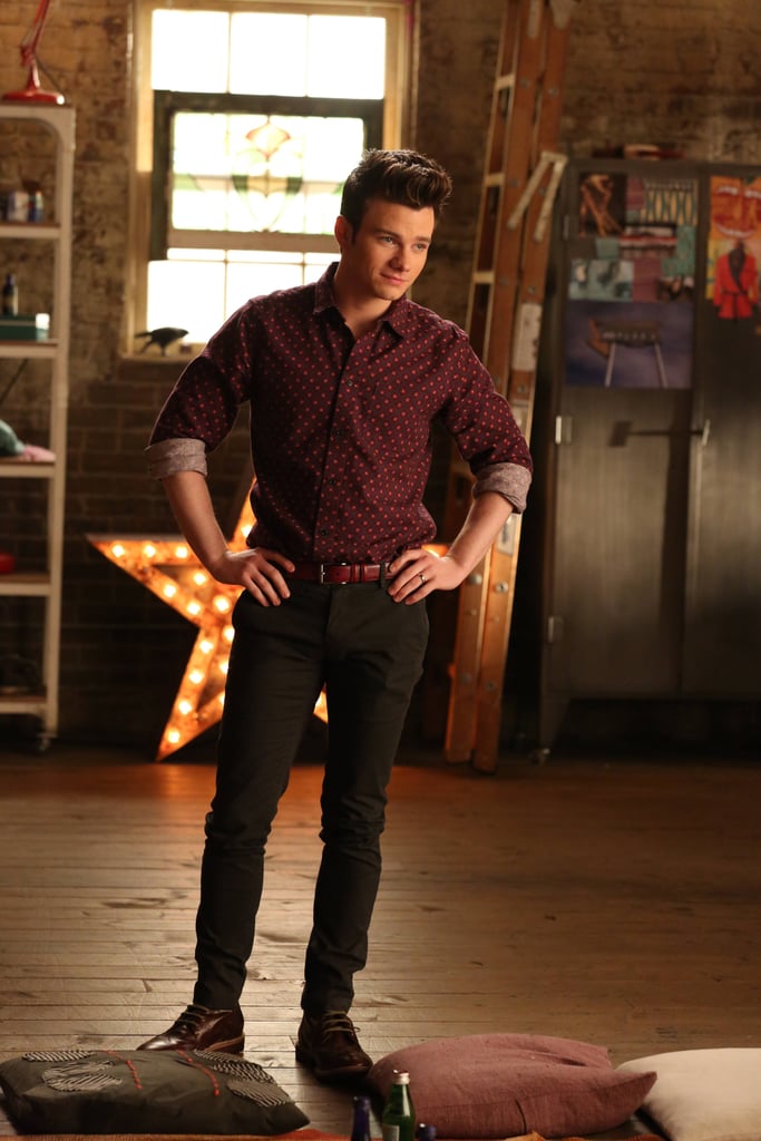 Kurt (Chris Colfer) on the season finale of Glee.