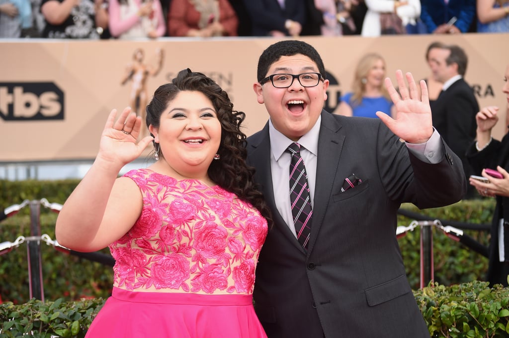 Rico Rodriguez and His Sister at the SAG Awards 2016