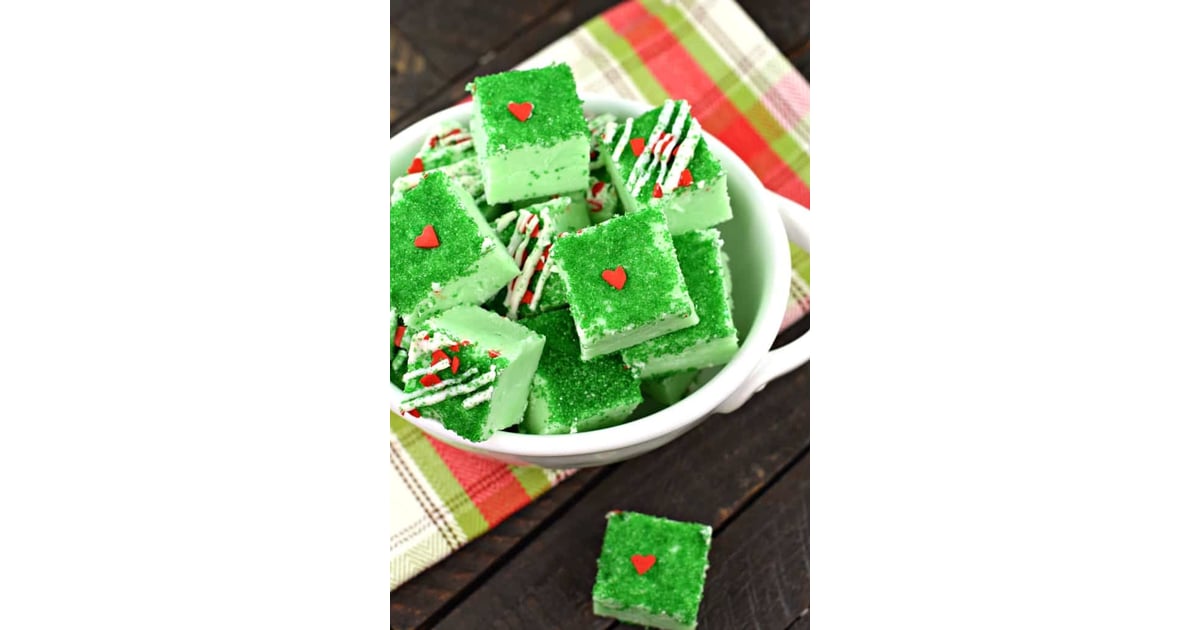 Grinch Peppermint Fudge Grinch Recipes to Make During the Holidays