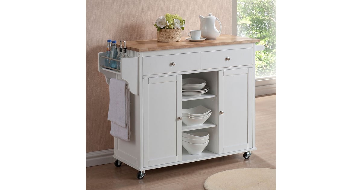White Kitchen Island Cart | Kitchen Islands For Small Kitchens ...