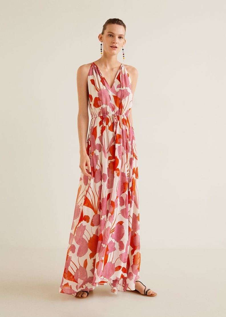 Mango Printed Long Dress