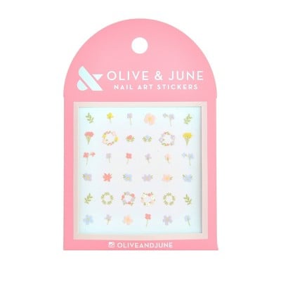 Olive and June Nail Stickers in Bloom