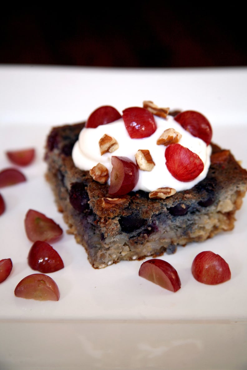 Blueberry-Grape Barley Bake