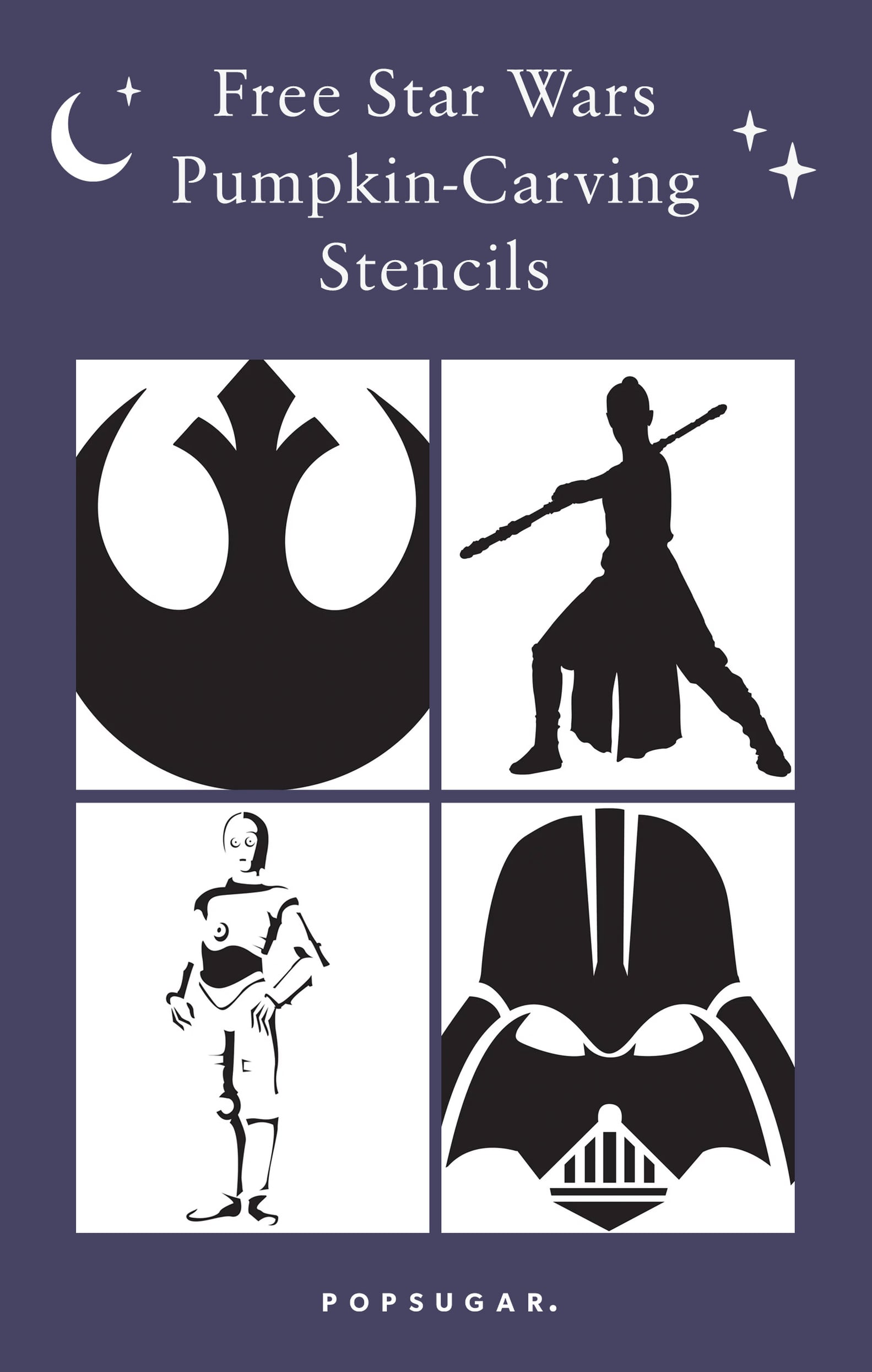 Star Wars Pumpkin Stencils PS Tech