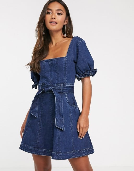 Finders Keepers Miami Denim Mini Dress