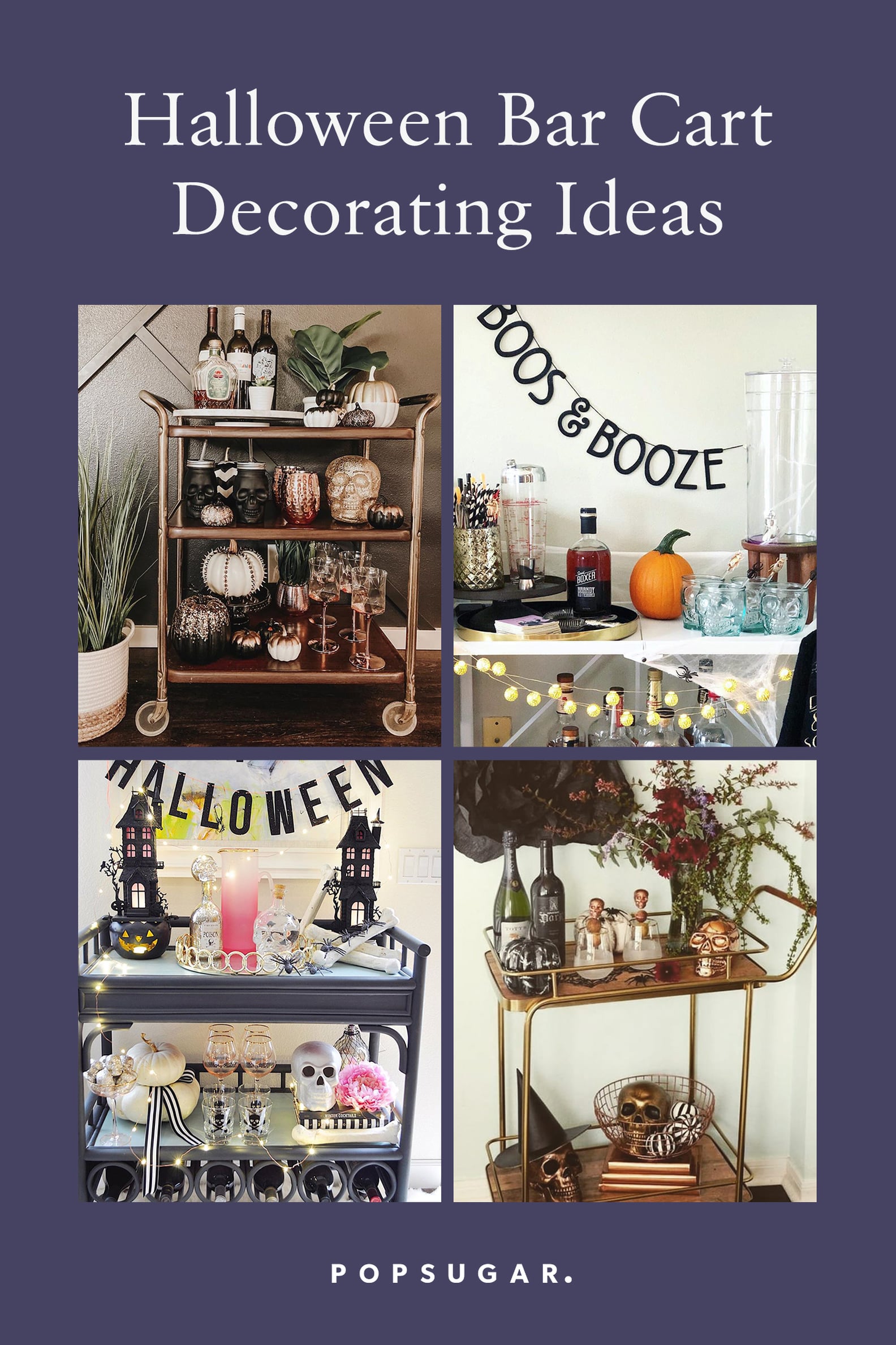 Halloween Bar Cart Decorating Ideas | PS Home