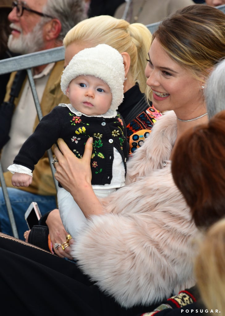 Adam Levine and Baby Dusty at Hollywood Walk of Fame 2017