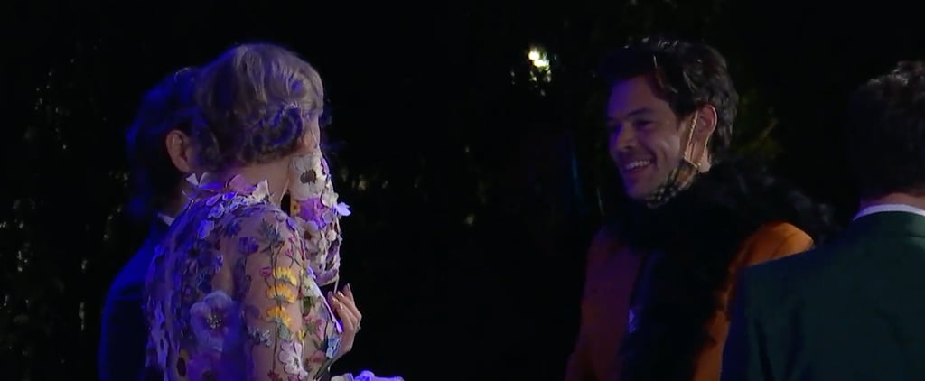 I Must Know What Taylor Swift and Harry Styles Were Chatting About at the Grammys — Any Ideas?