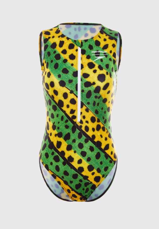 House of Holland x Speedo – Vivid Cheetah Stripe Swimsuit