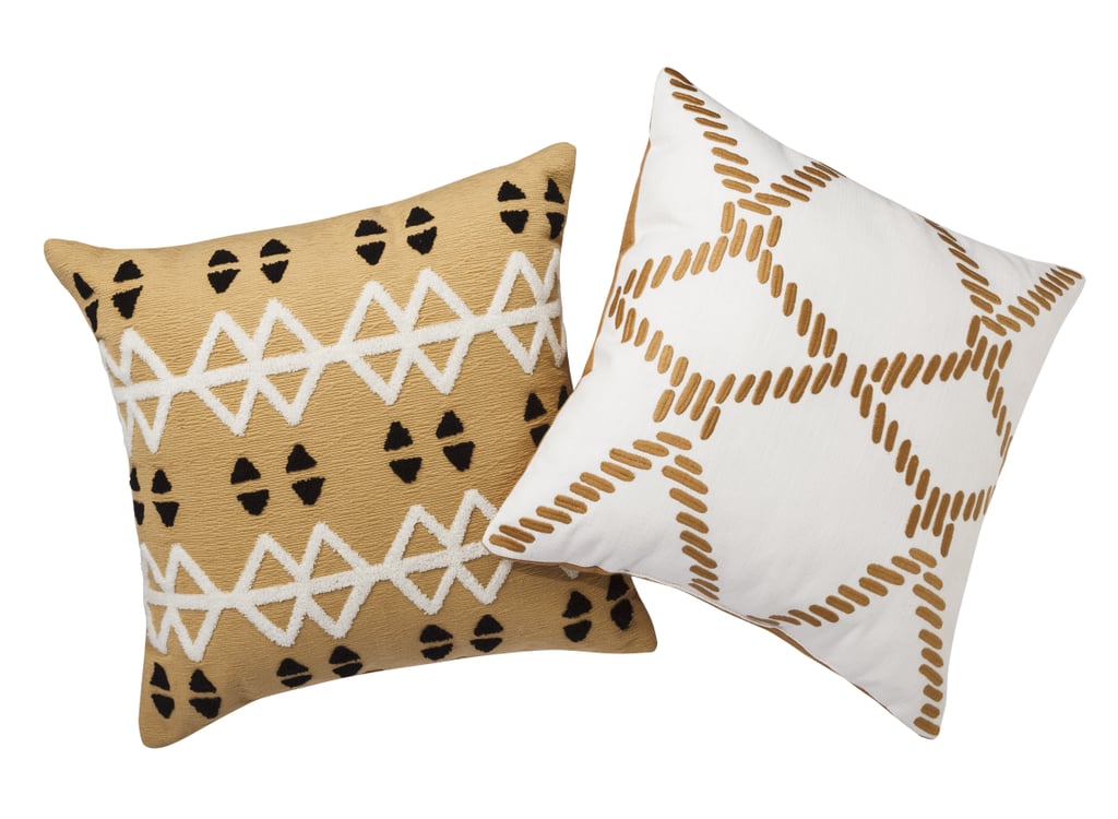 Deep Gold/Ivory Woven Decorative Pillow (25) Target's New Threshold