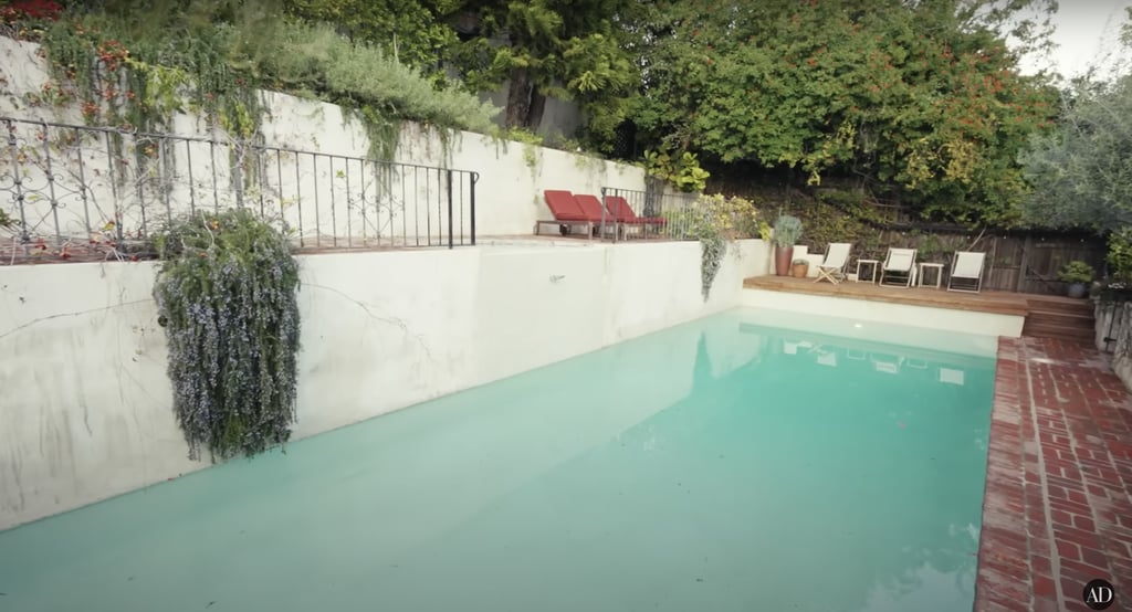 Troian Bellisario and Patrick J. Adams’s Pool