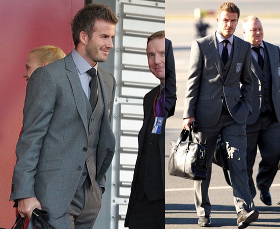 Pictures of David Beckham and England Squad Arriving in South Africa ...