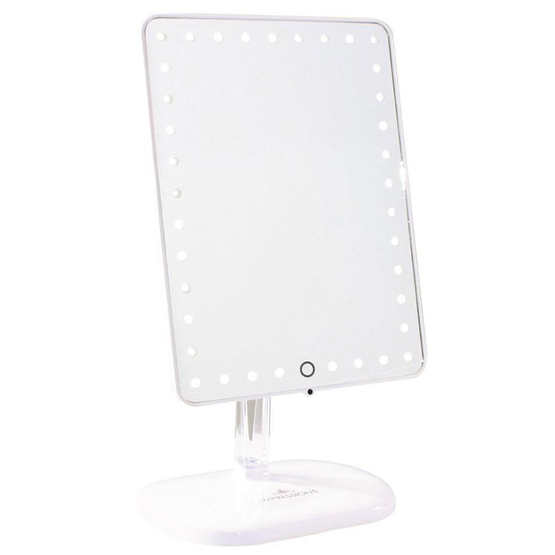 Impressions Vanity Touch Pro LED Makeup Mirror With Bluetooth Audio+Speakerphone & USB Charger