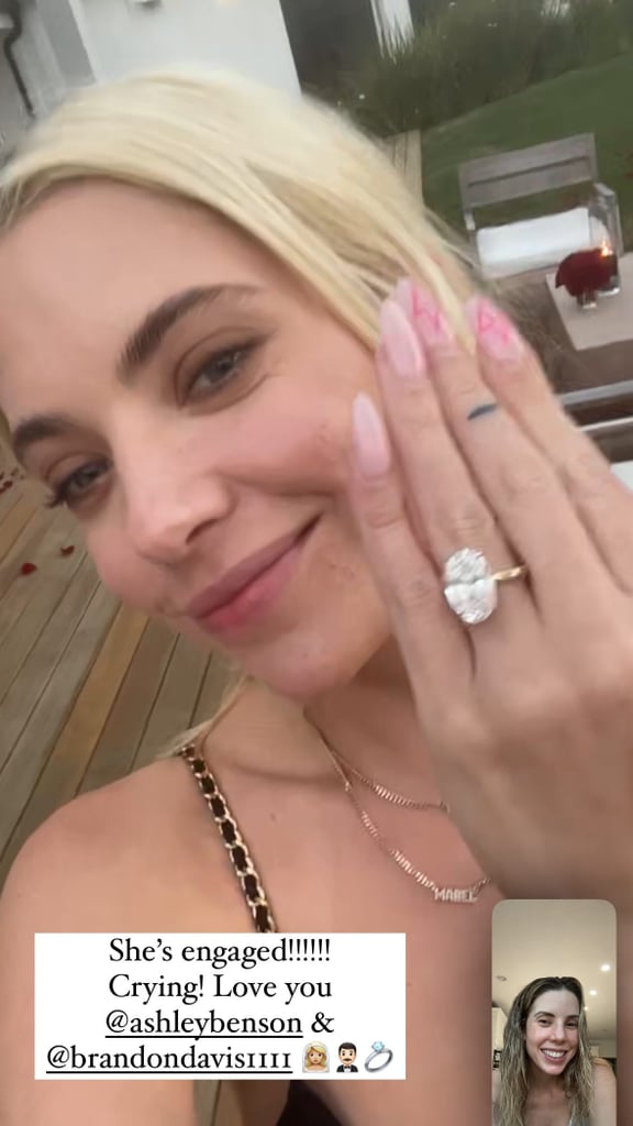 See Ashley Benson's Giant Engagement Ring From Brandon Davis