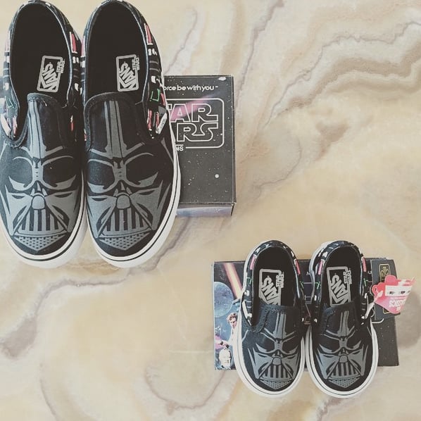 Rachel and Briar Rose Have Customized Vans Slip-Ons