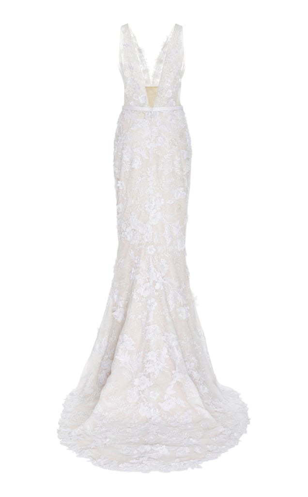Lauren's Wedding Dress From the Back