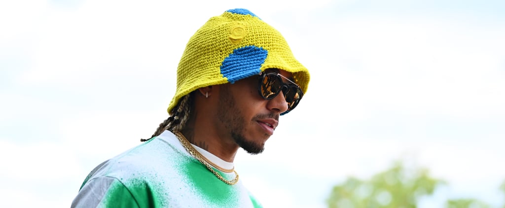 Lewis Hamilton Steps Out in Bold Look in Budapest