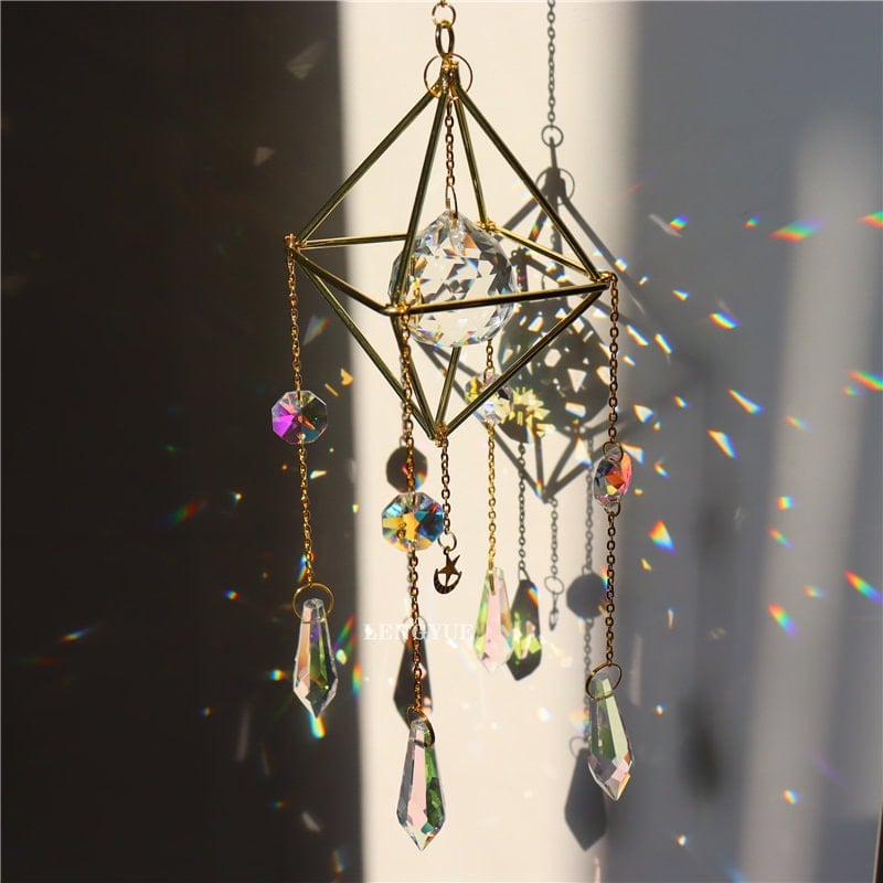 Hanging Crystal Prism Suncatcher
