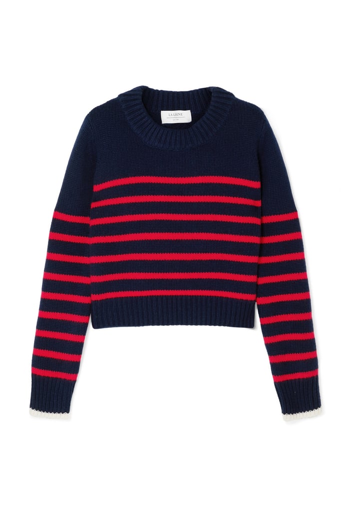 La Ligne Mini Marin Striped Wool and Cashmere-Blend Sweater