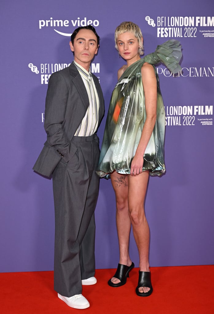 Emma Corrin and David Dawson at the London Film Festival 2022