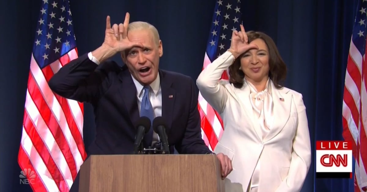 SNL's Jim Carrey and Maya Rudolph Election Win Cold Open ...