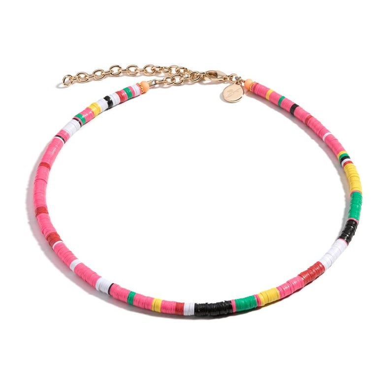 A Celebrity Favorite: Elsie Frieda The Louise Choker Kiara Neon Salmon