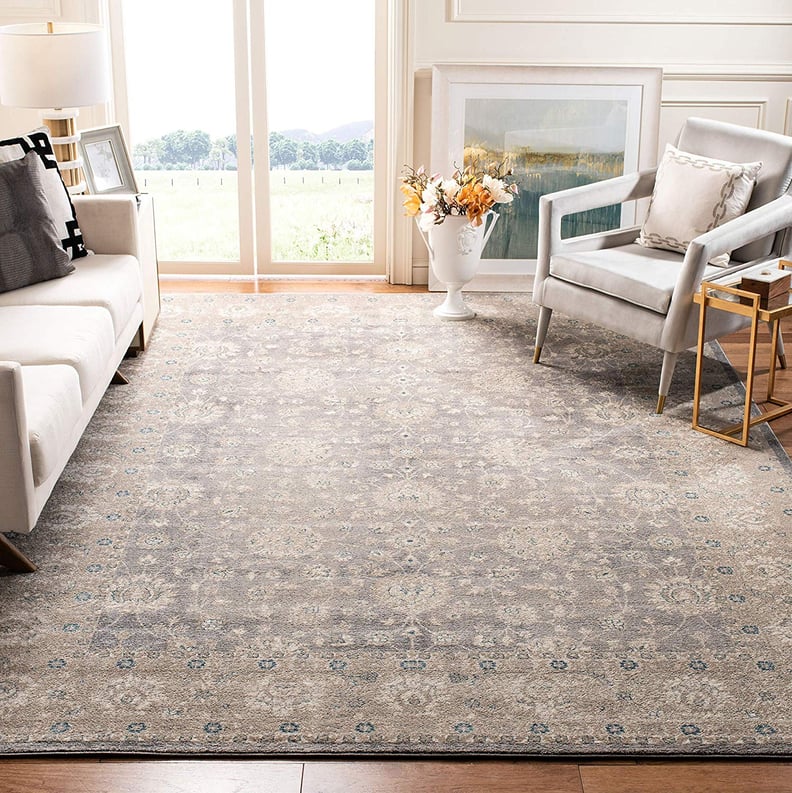 Safavieh Sofia Collection Vintage Light Grey and Beige Distressed Area Rug