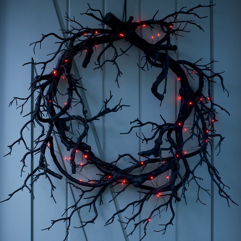 Black Branch Halloween Wreath