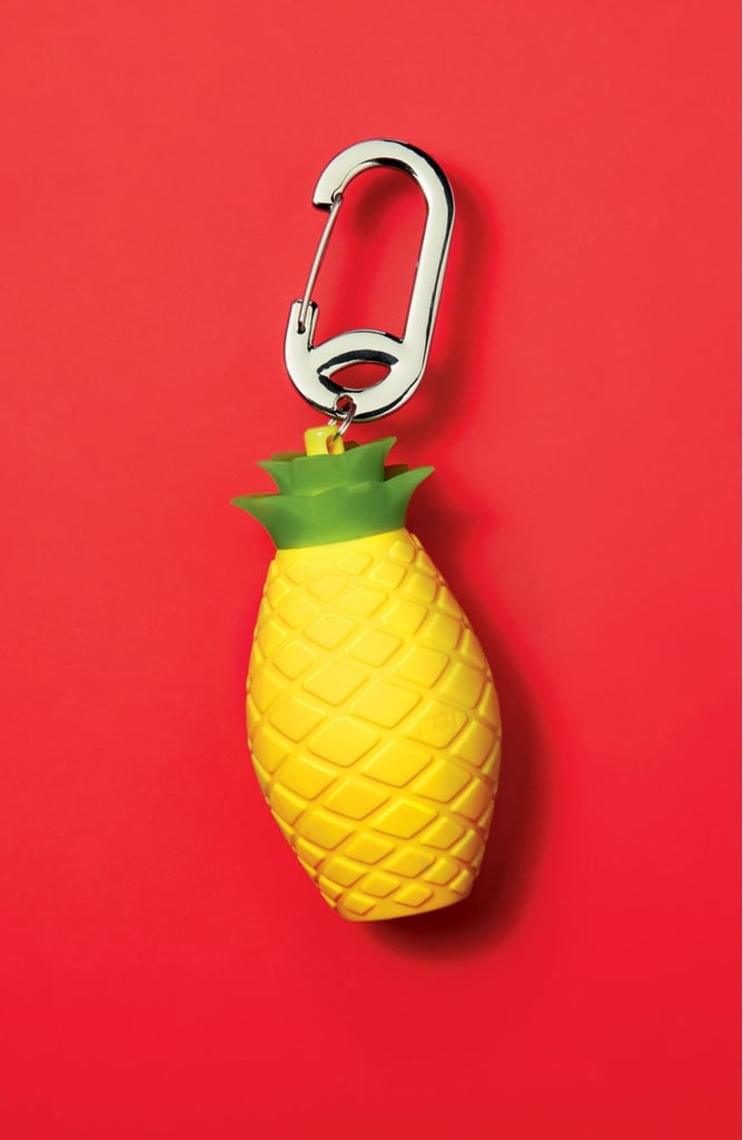 mini pineapple pop it keychain