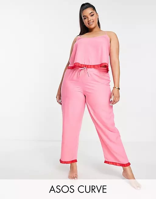 ASOS Design Curve Mix & Match Modal Pajama Set