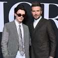 David and Cruz Beckham Look Dapper Sitting Front Row at Paris Fashion Week