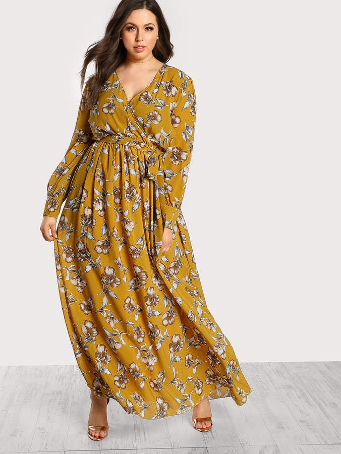 Shein Floral Maxi Kate Middletons Gold Floral Erdem Dress Popsugar