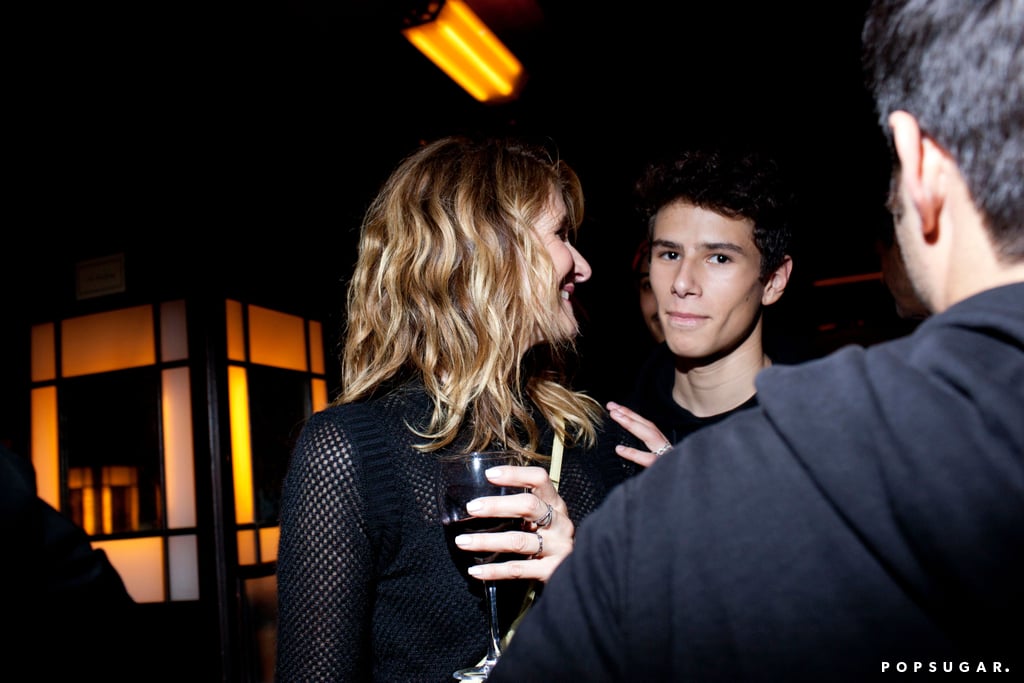 Laura Dern Watching Son Ellery at NYFW Sept. 2018