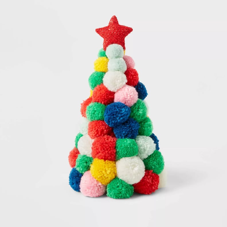 Target Multicolored Pom-Pom Christmas Trees Decorative Figurine