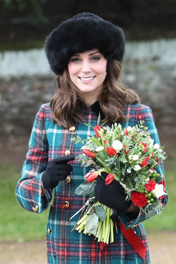 Kate Middleton's Miu Miu Plaid Coat Christmas Service 2017