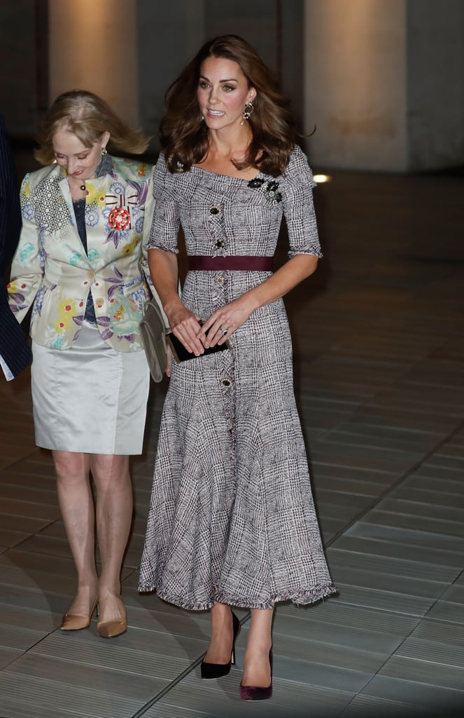 Kate Middleton Plaid Erdem Dress October 2018