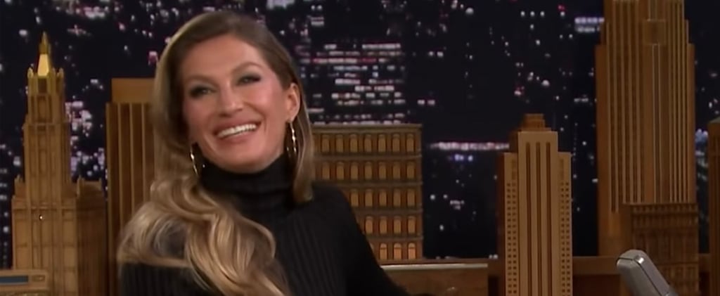 Gisele Bündchen Talking About Tom Brady on Jimmy Fallon 2018