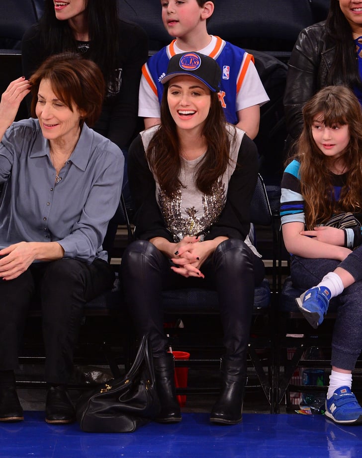 Emmy Rossum's never been shy about her basketball obsession, and this