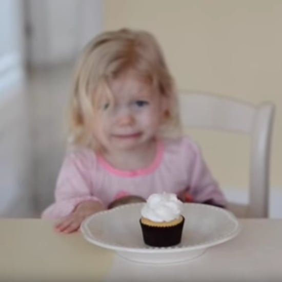 Little Girl Upset About Baby Sibling's Cupcake Gender Reveal