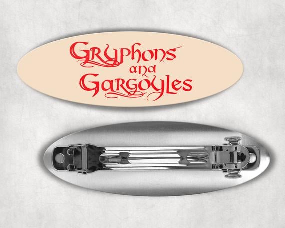 Riverdale Gryphons and Gargoyles Hair Clip