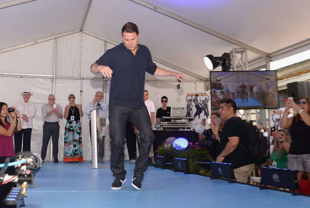 Channing Tatum and Jada Pinkett Smith Miami Hall of Fame