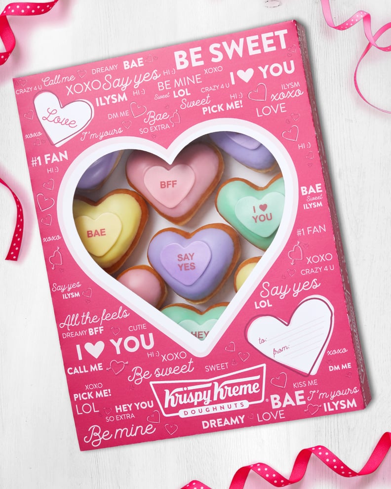 Krispy Kreme's Conversation Heart Valentine's Day Doughnuts